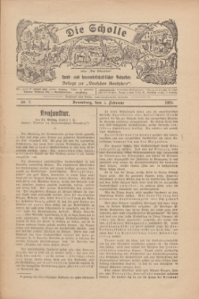 Die Scholle : früher „Der Ostmärker” : land- und hauswirtschaftlicher Ratgeber : Beilage zur „Deutschen Rundschau”. 1929, Nr. 3 (3 Februar)