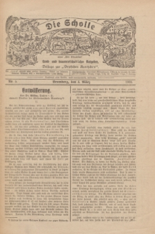 Die Scholle : früher „Der Ostmärker” : land- und hauswirtschaftlicher Ratgeber : Beilage zur „Deutschen Rundschau”. 1929, Nr. 5 (3 März)