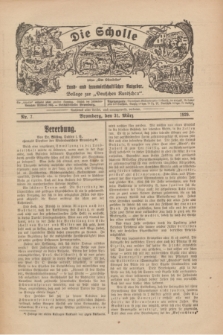 Die Scholle : früher „Der Ostmärker” : land- und hauswirtschaftlicher Ratgeber : Beilage zur „Deutschen Rundschau”. 1929, Nr. 7 (31 März)