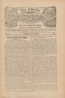 Die Scholle : früher „Der Ostmärker” : land- und hauswirtschaftlicher Ratgeber : Beilage zur „Deutschen Rundschau”. 1929, Nr. 10 (12 Mai)