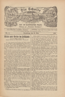 Die Scholle : früher „Der Ostmärker” : land- und hauswirtschaftlicher Ratgeber : Beilage zur „Deutschen Rundschau”. 1929, Nr. 11 (26 Mai)