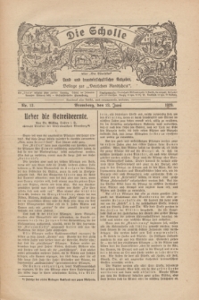 Die Scholle : früher „Der Ostmärker” : land- und hauswirtschaftlicher Ratgeber : Beilage zur „Deutschen Rundschau”. 1929, Nr. 13 (23 Juni)
