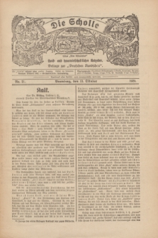 Die Scholle : früher „Der Ostmärker” : land- und hauswirtschaftlicher Ratgeber : Beilage zur „Deutschen Rundschau”. 1929, Nr. 21 (13 Oktober)