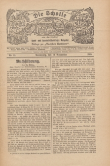 Die Scholle : früher „Der Ostmärker” : land- und hauswirtschaftlicher Ratgeber : Beilage zur „Deutschen Rundschau”. 1929, Nr. 23 (10 November)