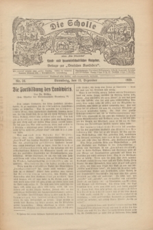 Die Scholle : früher „Der Ostmärker” : land- und hauswirtschaftlicher Ratgeber : Beilage zur „Deutschen Rundschau”. 1929, Nr. 26 (22 Dezember)