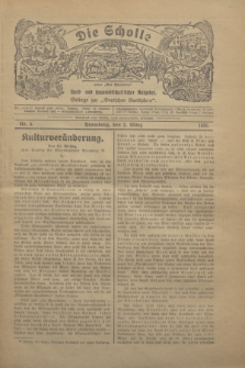 Die Scholle : früher „Der Ostmärker” : land- und hauswirtschaftlicher Ratgeber : Beilage zur „Deutschen Rundschau”. 1930, Nr. 5 (2 März)