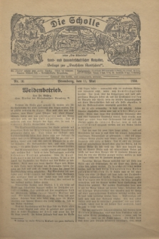 Die Scholle : früher „Der Ostmärker” : land- und hauswirtschaftlicher Ratgeber : Beilage zur „Deutschen Rundschau”. 1930, Nr. 10 (11 Mai)