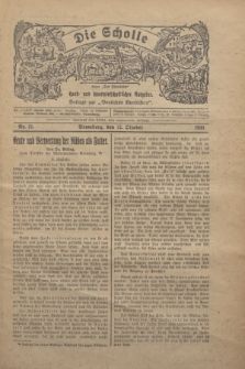 Die Scholle : früher „Der Ostmärker” : land- und hauswirtschaftlicher Ratgeber : Beilage zur „Deutschen Rundschau”. 1930, Nr. 21 (12 Oktober)