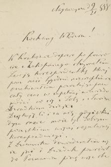 Listy Adama Asnyka do syna Włodzimierza z lat 1888–1897