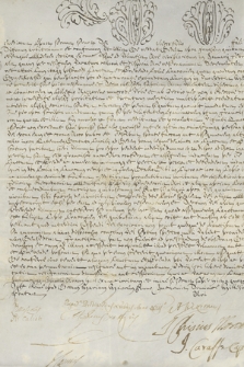 Dokument papieża Benedykta XIV zawierający dyspozycje w sprawie obsady kanonikatu krakowskiego i udzielający prowizji na tę prebendę Franciszkowi Sierakowskiemu