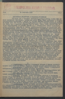 Małopolska Agencja Prasowa. R.1, nr 6 (30 kwietnia 1943)