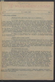 Małopolska Agencja Prasowa. R.1, nr 12 (4 czerwca 1943)