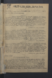 Małopolska Agencja Prasowa. R.1, nr 22/23 (12 sierpnia 1943)