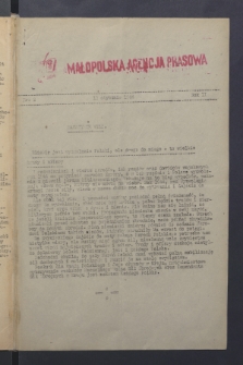 Małopolska Agencja Prasowa. R.2, nr 2 (12 stycznia 1944)