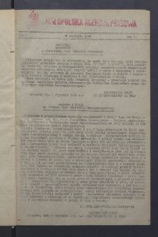 Małopolska Agencja Prasowa. R.2, nr 4 (28 stycznia 1944)