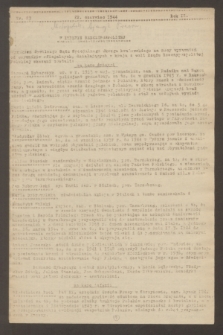 Małopolska Agencja Prasowa. R.2, nr 23 (22 czerwca 1944)