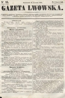 Gazeta Lwowska. 1853, nr 93