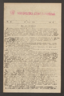 Małopolska Agencja Prasowa. R.2, nr 28 (28 lipca 1944)