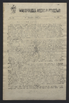 Małopolska Agencja Prasowa. R.3 [i.e.2], nr 32 (25 sierpnia 1944)