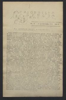 Małopolska Agencja Prasowa. R.2, nr 40 (26 października 1944)