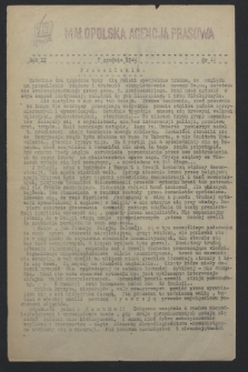 Małopolska Agencja Prasowa. R.2, nr 46 (7 grudnia 1944)