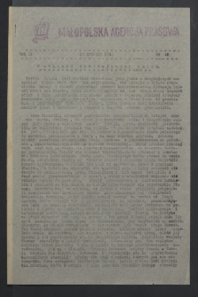 Małopolska Agencja Prasowa. R.2, nr 48 (19 grudnia 1944)