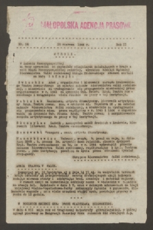 Małopolska Agencja Prasowa. R.2, nr 24 (29 czerwca 1944)