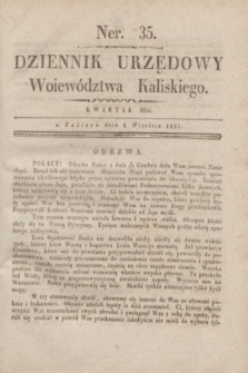 Dziennik Urzędowy Woiewództwa Kaliskiego. 1831, nr 35 (6 września)