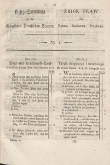Gesetz-Sammlung für die Königlichen Preußischen Staaten = Zbiór Praw dla Państw Królestwa Pruskiego. 1824, Nro. 2