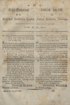 Gesetz-Sammlung für die Königlichen Preußischen Staaten = Zbiór Praw dla Państw Królestwa Pruskiego. 1832, № 11