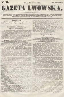 Gazeta Lwowska. 1853, nr 94
