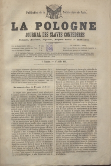 La Pologne : journal des Slaves confédérés: Polonais, Bohêmes, Illyriens, Bulgaro-Serbes et Ruthéniens : publication de la Société slave de Paris. [A.1], no 2 (1 juillet 1848)