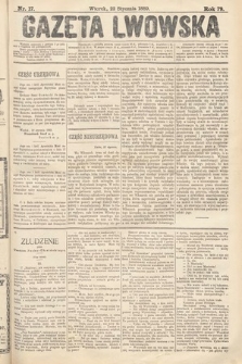 Gazeta Lwowska. 1889, nr 17