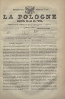 La Pologne : journal Slave de Paris : organe des intérêts fédéraux des Slaves de Pologne, de Bohême, de Hongrie et d'Orient : publication de la Société slave de Paris. A.2, no 31 (23 décembre 1849)