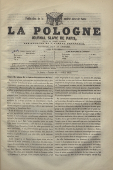 La Pologne : journal Slave de Paris : organe des intérêts fédéraux des peuples des l'Europe orientale : publication de la Société slave de Paris. A.3, no 20 (19 mai 1850)