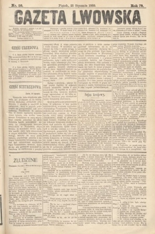 Gazeta Lwowska. 1889, nr 20