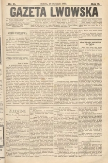 Gazeta Lwowska. 1889, nr 21