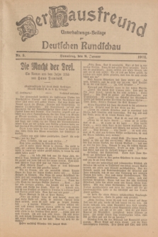 Der Hausfreund : Unterhaltungs-Beilage zur Deutschen Rundschau. 1924, Nr. 3 (8 Januar)