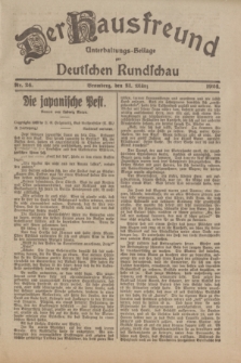 Der Hausfreund : Unterhaltungs-Beilage zur Deutschen Rundschau. 1924, Nr. 24 (21 März)