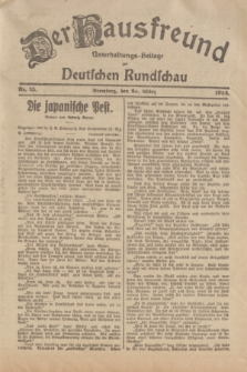 Der Hausfreund : Unterhaltungs-Beilage zur Deutschen Rundschau. 1924, Nr. 25 (27 März)