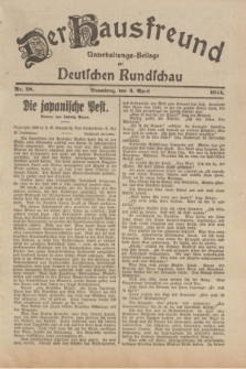 Der Hausfreund : Unterhaltungs-Beilage zur Deutschen Rundschau. 1924, Nr. 28 (4 April)