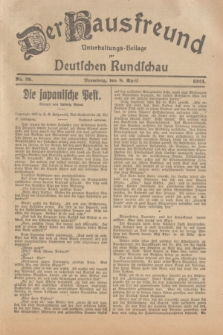 Der Hausfreund : Unterhaltungs-Beilage zur Deutschen Rundschau. 1924, Nr. 29 (8 April)