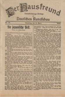 Der Hausfreund : Unterhaltungs-Beilage zur Deutschen Rundschau. 1924, Nr. 30 (11 April)