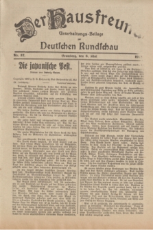 Der Hausfreund : Unterhaltungs-Beilage zur Deutschen Rundschau. 1924, Nr. 37 (6 Mai)