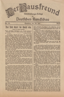Der Hausfreund : Unterhaltungs-Beilage zur Deutschen Rundschau. 1924, Nr. 66 (22 Juli)