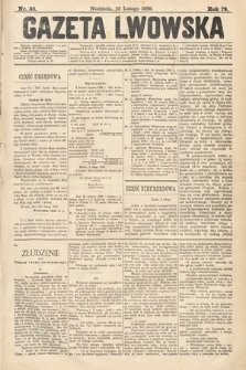 Gazeta Lwowska. 1889, nr 33