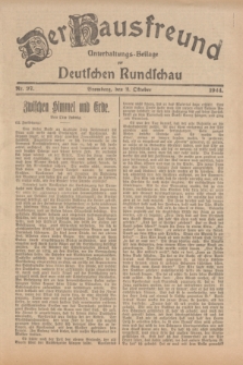 Der Hausfreund : Unterhaltungs-Beilage zur Deutschen Rundschau. 1924, Nr. 97 (2 Oktober)