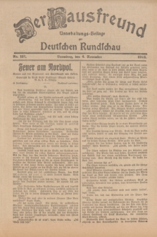 Der Hausfreund : Unterhaltungs-Beilage zur Deutschen Rundschau. 1924, Nr. 112 (6 November)