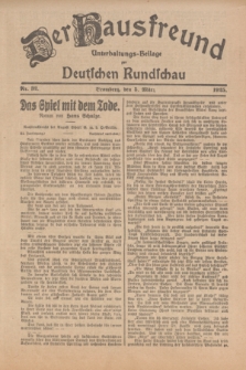 Der Hausfreund : Unterhaltungs-Beilage zur Deutschen Rundschau. 1925, Nr. 32 (5 März)