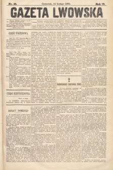 Gazeta Lwowska. 1889, nr 36